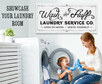 Wash & Fluff Laundry - Canvas