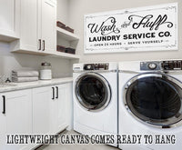 Wash & Fluff Laundry - Canvas