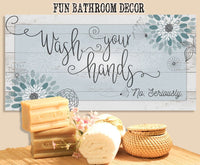 Wash Your Hands - Canvas