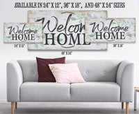 Welcome Home - Canvas