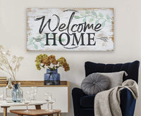 Welcome Home - Canvas