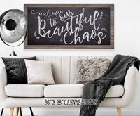 Welcome To Chaos - Canvas