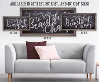 Welcome To Chaos - Canvas