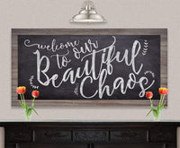 Welcome To Chaos - Canvas