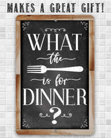 What The Fork - Metal Sign