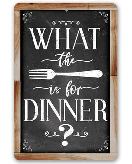 What The Fork - Metal Sign