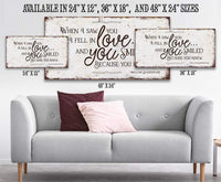 When I Saw You - Canvas