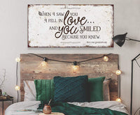 When I Saw You - Canvas