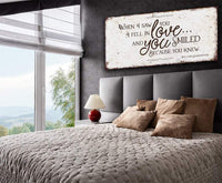 When I Saw You - Canvas