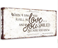 When I Saw You - Canvas