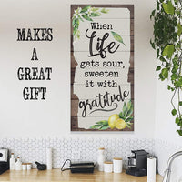 When Life Gets Sour - Canvas