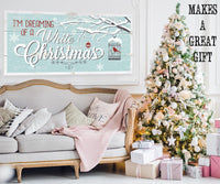 White Christmas - Canvas