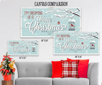 White Christmas - Canvas