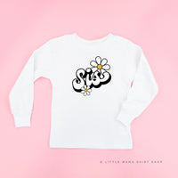 Daisy - Sis - w/ Full Daisy on Back - Child Long Sleeve Tee