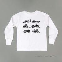 6 Tractors - Child Long Sleeve Tee