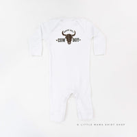 Should've Been a Cowboy - Distressed Design - Baby Sleeper