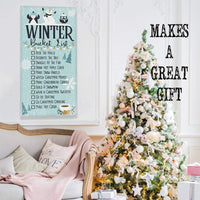 Winter Bucket List - Canvas