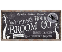 Witching Hour Broom - Canvas