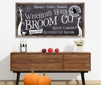Witching Hour Broom - Canvas