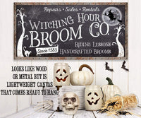 Witching Hour Broom - Canvas