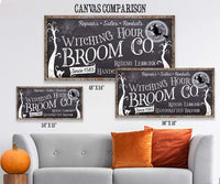 Witching Hour Broom - Canvas