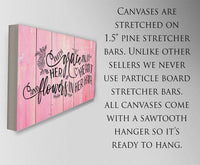 With Grace In Her Heart - Canvas