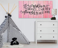 With Grace In Her Heart - Canvas