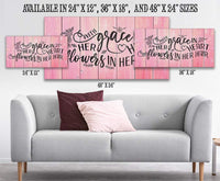 With Grace In Her Heart - Canvas