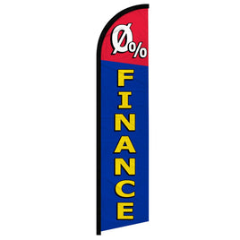 0 Percent Finance Super Flag - All Super Flags - Advertising Super Flags