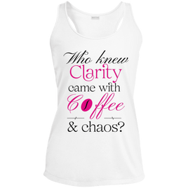 Womens Recovery Tank | Inspiring Sobriety |  Clarity, Coffee & Chaos