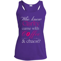 Womens Recovery Tank | Inspiring Sobriety |  Clarity, Coffee & Chaos