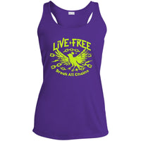 Womens Recovery Tank | Inspiring Sobriety |  Live Free, Break All Chains