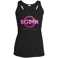 Womens Recovery Tank | Inspiring Sobriety |  SOBER  (Pink)