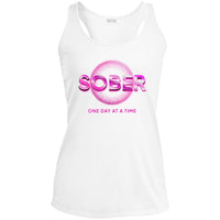 Womens Recovery Tank | Inspiring Sobriety |  SOBER  (Pink)
