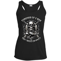 Womens Recovery Tank | Inspiring Sobriety |  Survivor of a War I Waged On Myself