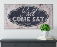 Y'all Come Eat - Canvas
