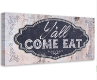 Y'all Come Eat - Canvas