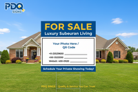 Custom Size Yard Signs Customize It!