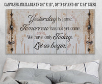 Yesterday Is Gone - Canvas