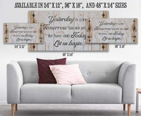 Yesterday Is Gone - Canvas