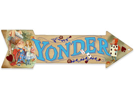 Yonder - Directional Arrow - Metal Sign