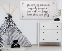 You Are My Sunshine - Canvas