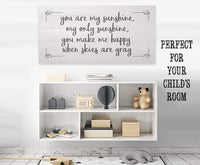 You Are My Sunshine - Canvas