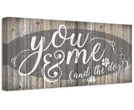 You Me And The Dogs - Canvas