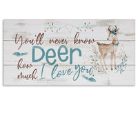 You'll Never Know Deer (Boy) - Canvas