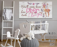 You'll Never Know Deer (Girl) - Canvas