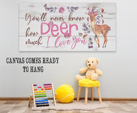 You'll Never Know Deer (Girl) - Canvas