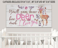 You'll Never Know Deer (Girl) - Canvas